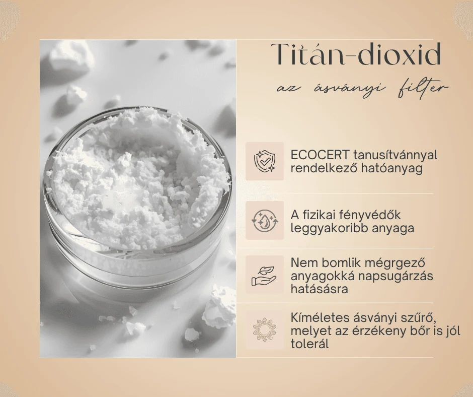 Titán-dioxid – a Skinett eredeti összetevőismertetője